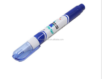 Stylo correcteur liquide blanc pour étudiants, fournitures scolaires