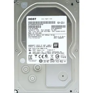 HGST 4 테라바이트 3.5 "7200 RPM SATA 내부 엔터프라이즈 하드 드라이브 64 MB 버퍼 6.0 기가바이트/초-HUS724040ALA640