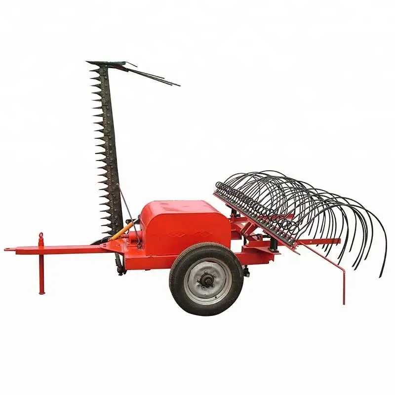 Cortadora de barra de hoz con rastrillo/máquina cortacésped de granja