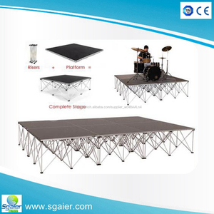 1 m x 2 m pliage portable stade <span class=keywords><strong>pont</strong></span>, Ciseaux stade plate-forme - Product Image 5