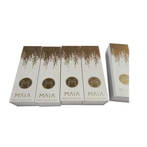 Diseño de lujo rifid papel cartón caja de embalaje para la botella de vino con logo de oro en venta - Product Image 1
