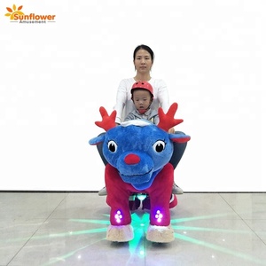<span class=keywords><strong>Voiture</strong></span> à batterie populaire pour enfants avec animaux en peluche intégrés – Machine de jeu - Product Image 4