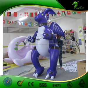 Produits Personnalisé Bleu Guilmon Costume <span class=keywords><strong>Gonflable</strong></span> <span class=keywords><strong>Dragon</strong></span> Costume, Géant <span class=keywords><strong>Gonflable</strong></span> costumes d'animaux costume Animal Pour 2016 - Product Image 1