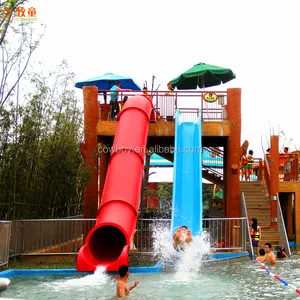 Vetroresina scivolo piscina parco acquatico scivoli tubi per la vendita