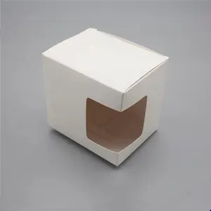 Caja de paquete de regalo con revestimiento en blanco de sublimación imprimible de diseño personalizado