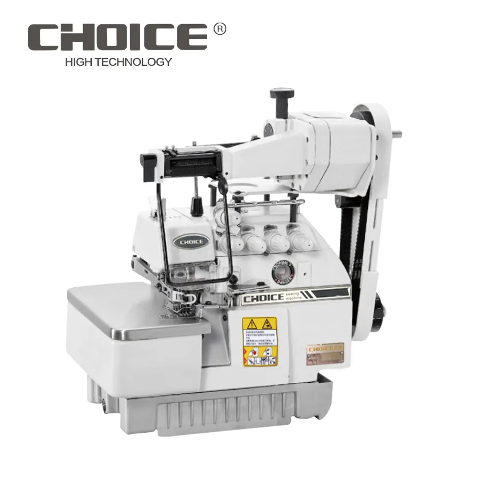 Golden Choice GC747/LFC-2 elastic lace attaching machine underwear sewing machine 4 thraed overlock industrial sewing machine