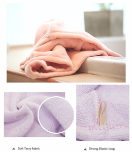 Super Soft Shower Cap <strong>Wrap</strong> <strong>Around</strong> Hair <strong>Towel</strong> Microfiber - Product Image 4