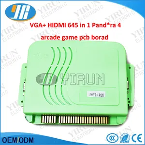 HD Famille Pandora arcad plateau de jeu VGA et HDMI sortie 645 en 1 multi-jeux pcb Boîte 4 Vidéo carte pandora