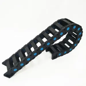 Hoge Snelheid Cnc Kabel Chain Flexibele Plastic Kabel Carrier Energie Ketting Made In China Brug Type Kabel Draad Tracks