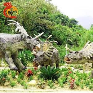 Life Size Garden Statues triceraptor real live dinosaur model