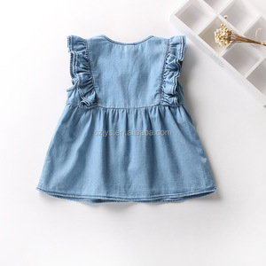 Abiti in Cotone per Neonati, Vestito per Bambine con Maniche a Sbuffo - Product Image 3