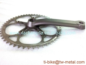 XACD titane vélo de route chainringTitanium vélo pédalier <span class=keywords><strong>vtt</strong></span> vélo plateau et manivelle bras - Product Image 4