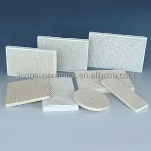 Ceramic Honeycomb Honeycomb Ceramic Plates With Holes Heat Resistant Fireplace Ceramic Board