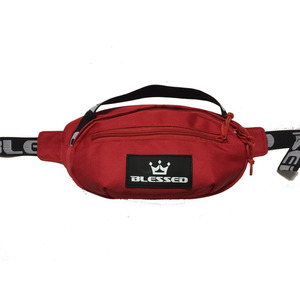 Groothandel op maat gemaakte heuptas met logo, fitness, zwart, rood, wit, neon, polyester, zachte hardheid, cartoon, op maat gemaakte riemvormige tas voor - Product Image 5