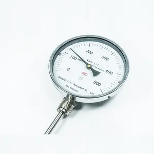 Биметаллический термометр, Температурный датчик