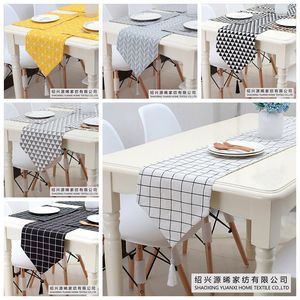 Á Hậu Bàn Damask Chất Lượng Cao Với Tua Jacquard Bảng Á Hậu Phòng Ăn Trang Trí Bàn Runner13 * 72Inch Đỏ - Product Image 2