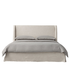 Lit à couvre-lit en coton et lin de style classique français, taille King/<span class=keywords><strong>Queen</strong></span> - Product Image 1