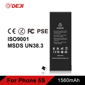 DEJI รีไซเคิลแบตเตอรี่ลิเธียม 1560Mah แบตเตอรี่โทรศัพท์สําหรับ <span class=keywords><strong>iPhone</strong></span> <span class=keywords><strong>5S</strong></span> แบตเตอรี่ IEC62133 - Product Image 2