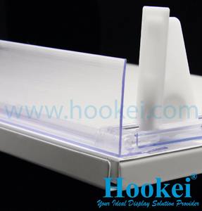 Hookei PVC <b>Plastic</b> Rail for Shelf Pusher and <b>Divider</b> - Product Image 3
