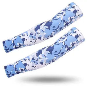 Tùy Chỉnh Thăng Hoa Kỹ Thuật Số Camo Cycling Arm Sleeves