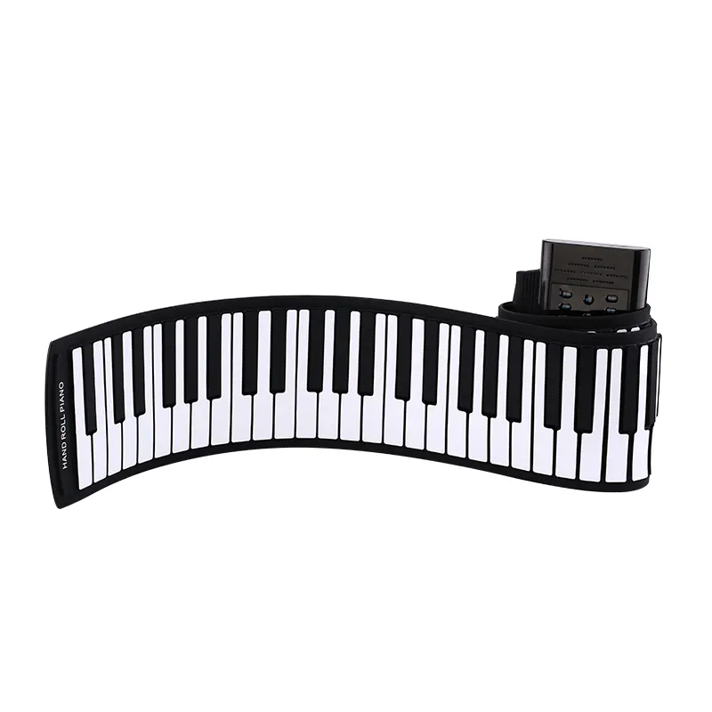 88 chaves mão portátil flexível roll up piano eletrônico musical dobrável de borracha à prova d' água