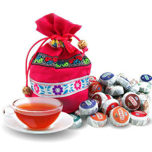 <span class=keywords><strong>Thé</strong></span> Puerh compressé 200g Mini <span class=keywords><strong>Tuocha</strong></span> 50pcs mix10 Cadeau de <span class=keywords><strong>thé</strong></span> Puer à saveur différente - Product Image 1