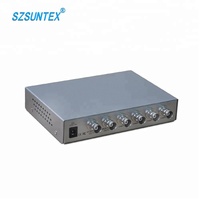 Nouveau processeur de séparation vidéo quadricanal couleur ST400S avec moniteur et construction métallique, entrées/sorties BNC