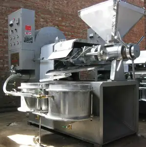 Mesin Ekstraksi Minyak Plam Sekrup Efektif Tinggi Desain Terbaik Tiongkok, Pabrik Minyak Kastor