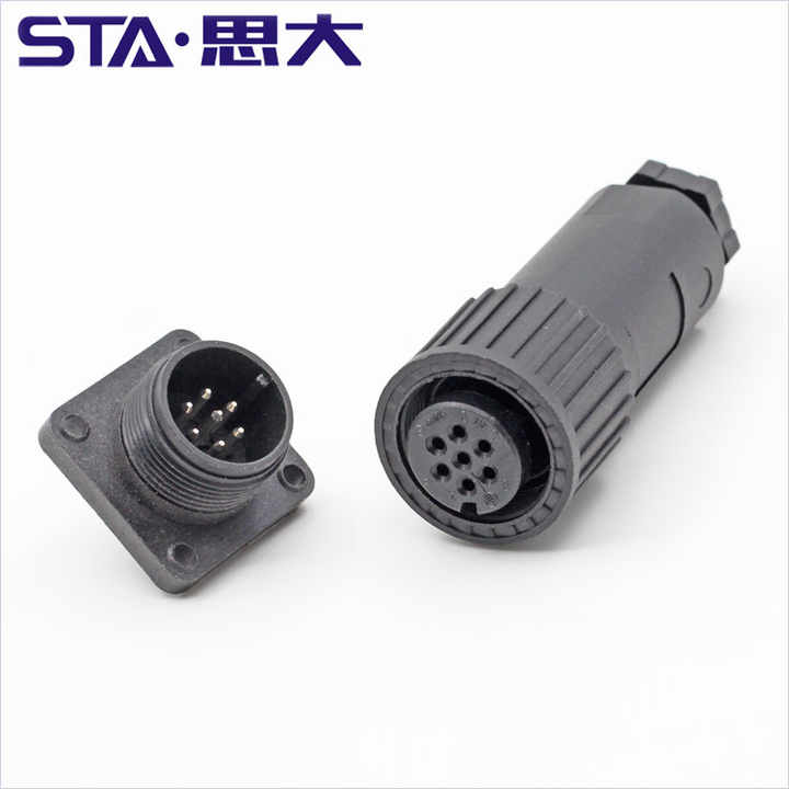 Moog 7pin Válvula Proporcional Conector Rexroth Parker Proporcional