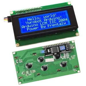 Lcd2004 iic/i2c luz de fundo azul, personagem 20x4 display lcd módulo