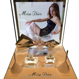 Màu Sắc Tùy Chỉnh LED Quảng Cáo Acrylic Trang Điểm Nước Hoa Hiển Thị Đứng Cho Showcase - Product Image 3