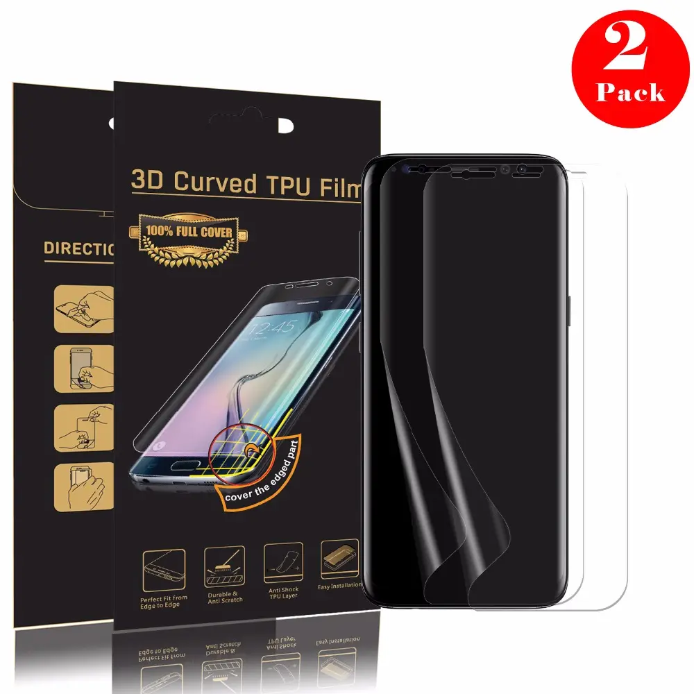 3D полное покрытие дуги современный дизайн для Samsung Galaxy S8/S8 плюс экран мобильного телефона протектор