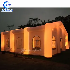 Satılık profesyonel üreticisi düğün şişme parti çadırı LED ışık çadır