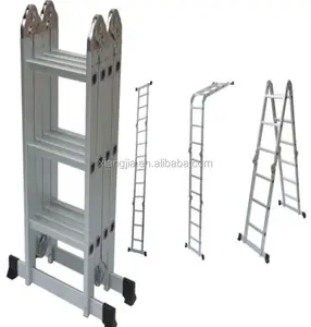 Low Price Adjustable Aluminum Single Side Folding Step Ladder Made In China