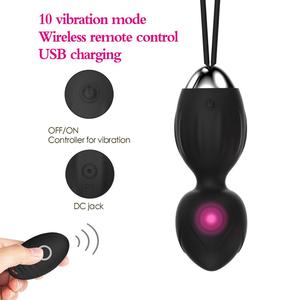 Y.Love <span class=keywords><strong>Vibrator</strong></span> Klitoris <span class=keywords><strong>Vagina</strong></span> Nirkabel dengan Remote <span class=keywords><strong>Control</strong></span>, <span class=keywords><strong>Vibrator</strong></span> yang Dapat Dipakai, Tahan Air, Dapat Diisi Ulang, Telur Cinta, Mainan Seks untuk Wanita - Product Image 3