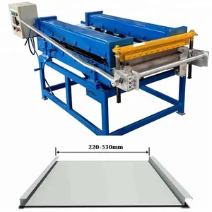 Standing seam self lock metal roofing clip panel roll forming machine