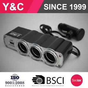 3 Way Car <strong>Cigarette</strong> <strong>Lighter</strong> <strong>Socket</strong> with <strong>USB</strong> - Product Image 3