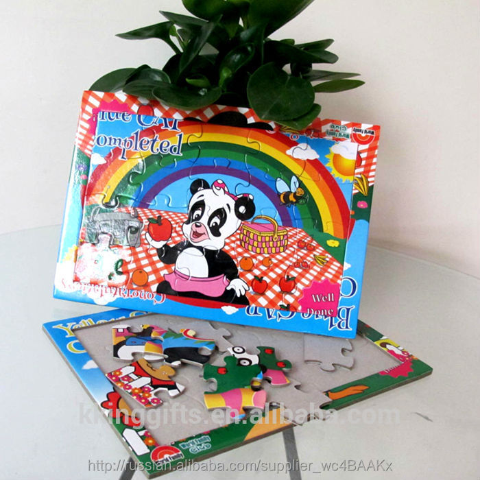 Привлекательный дизайн картон головоломки игры пользовательские 10000 шт. головоломки