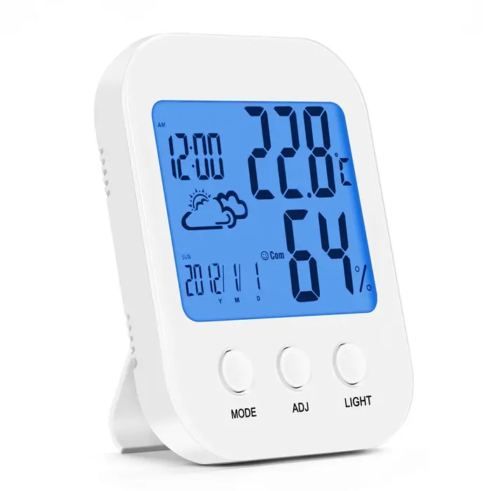 Wetter Wand halterung Uhr und Hygrometer Promotion Digital Smart Thermometer Temperatur Feuchtigkeit messer Thermometer Hygrometer