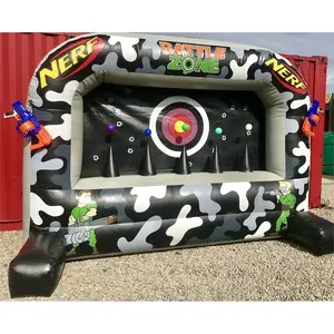 10ftx6ft deportes inflables zona de batalla carnaval inflable campo de tiro para fiesta