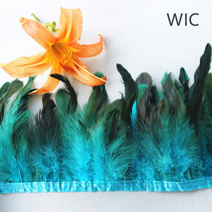 Bán buôn hoa hồng đỏ dậu đuôi lông trang trí với satin ribbon băng - Product Image 5