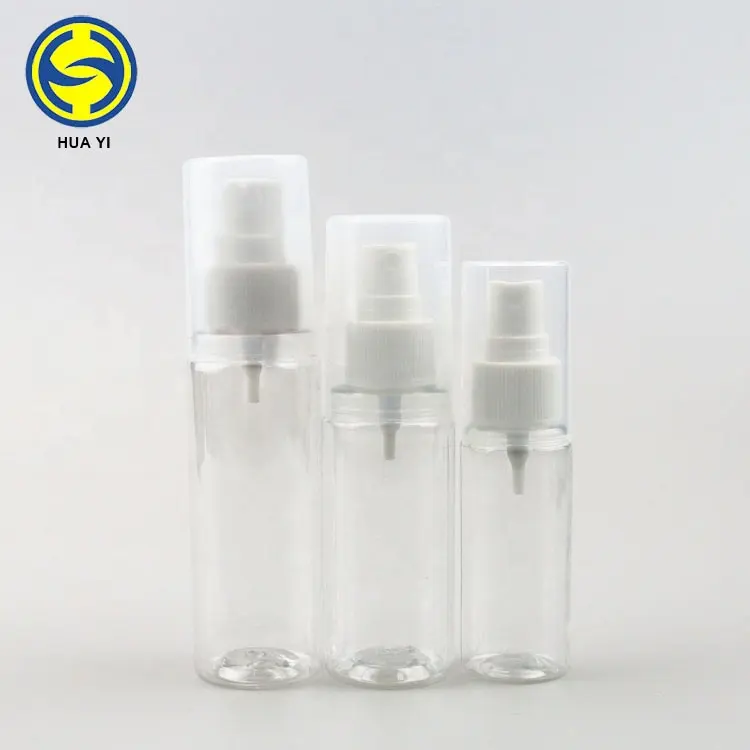 Fabricage Huayi 30Ml 50Ml 60Ml 120Ml Parfum Clear Schroef Neck Plastic Spray Pet Fles