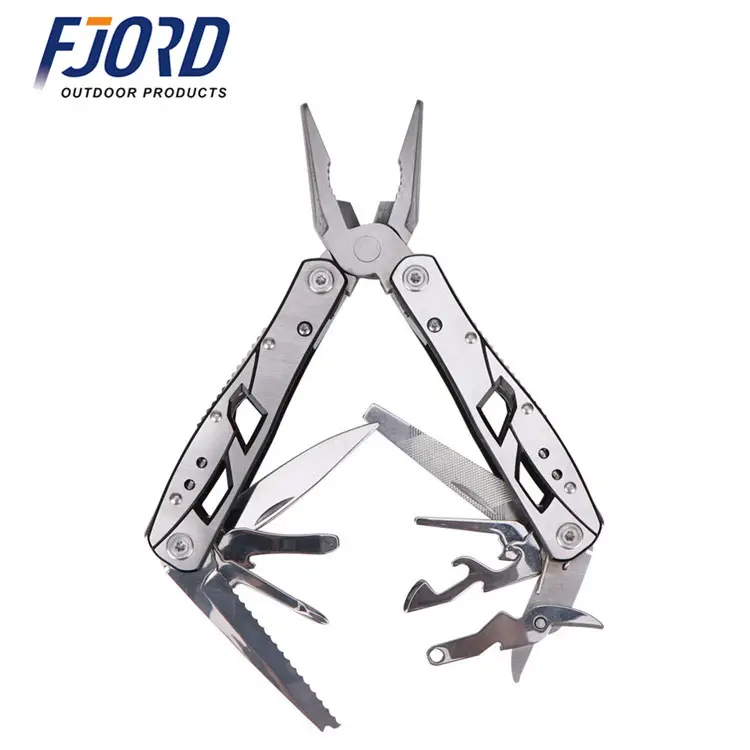 FJORD New folding tool with scissors multipurpose outdoor EDC stainless steel fishing pliers