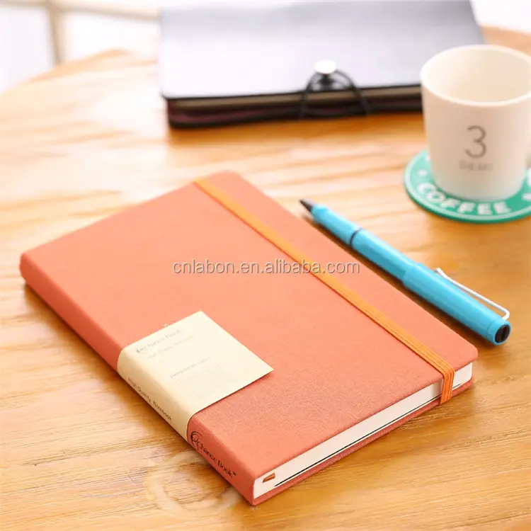 LABON New Umwelt freundliches Leinen Strukturiertes Papier Hardcover Stoff A5 Custom Notebook