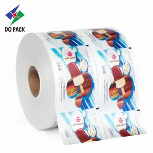 Aangepaste Ijsfilm Verpakking Plastic Roll Voorraad Voor Voedsel Snack Verpakking Plastic Zakje Ijs Lolly Film