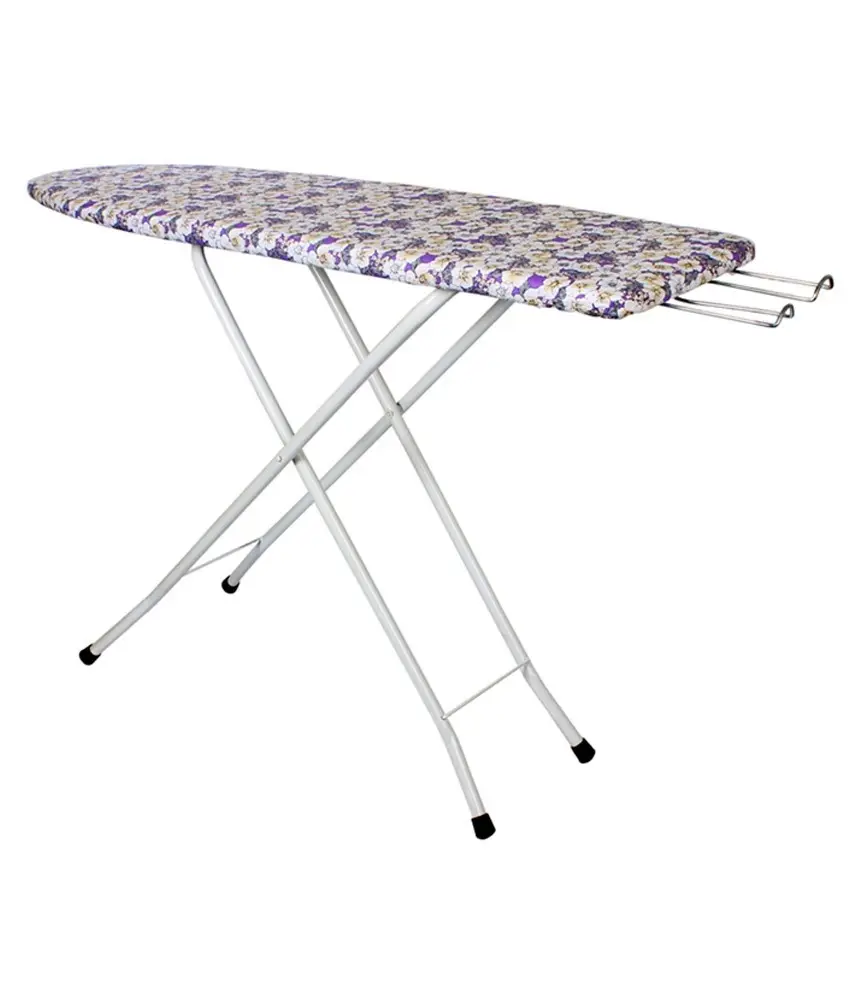Foldable Big size wood ironing board with fire resistant cover