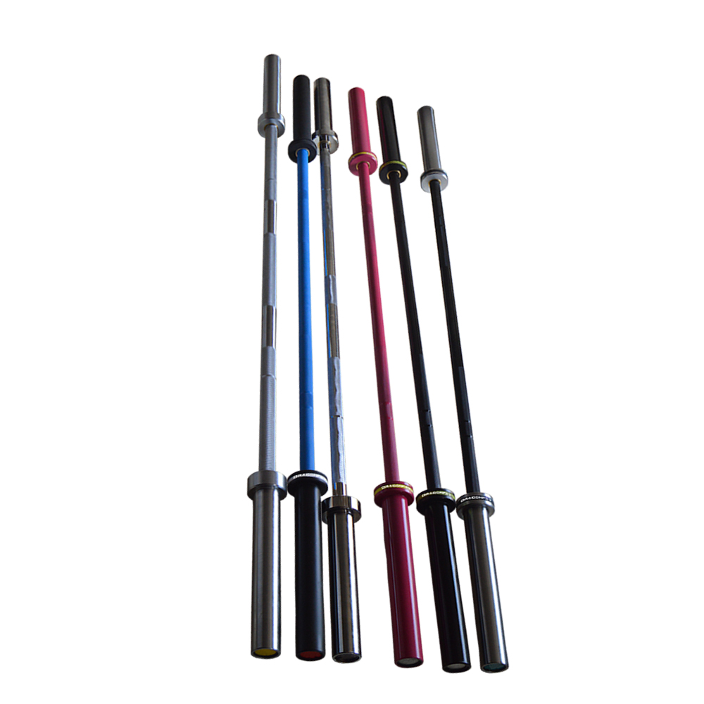 Фитнес мощность подъема красочные гриф штанги для тренажерного зала