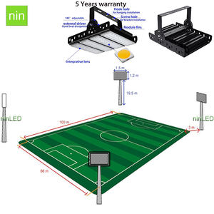 Stade professionnel/terrain de sport IP65 300w 400w A MENÉ La Lumière D'inondation remplacent <span class=keywords><strong>HPS</strong></span> 1000 watts avec 5 ans de garantie - Product Image 6