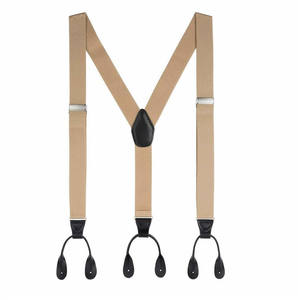 <span class=keywords><strong>Tirantes</strong></span> Elásticos Ajustables Personalizados para <span class=keywords><strong>Hombre</strong></span>, Forma de Y, <span class=keywords><strong>Anchos</strong></span>, Resistentes, con Botones Marrones - Product Image 4