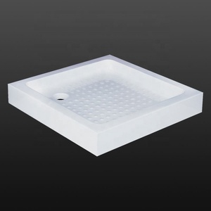 Baki dasar Pancuran serat Resin akrilik 600mm kualitas tinggi baki kamar mandi berdiri bebas tahan lama Keramik Modern penjualan laris - Product Image 4